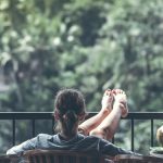 relaxing summer morning