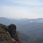 Coolcation travel in a peaceful summer mountain destination