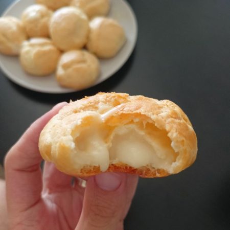 Easy Choux Pastry Recipe with Custard Cream: My First Attempt