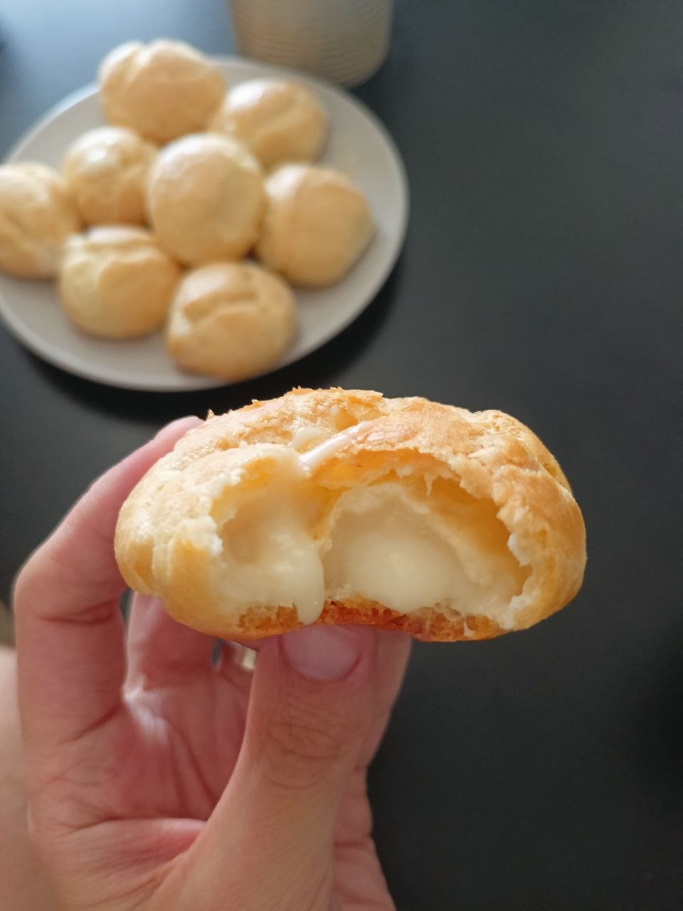 Easy Choux Pastry Recipe with Custard Cream: My First Attempt