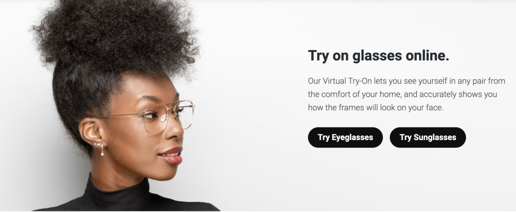 virtual try-on for prescription glasses